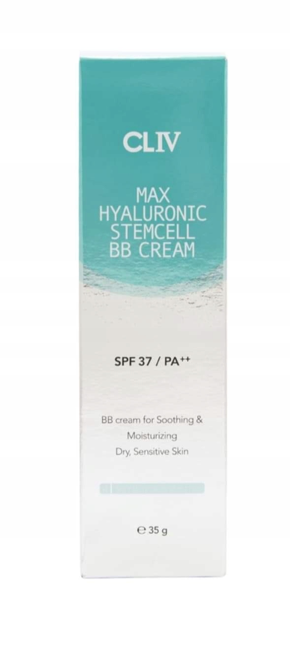 CLIV Max Hyaluronic Stemcell Spf 37 Nawilżający Krem Bb Cera Sucha 35ml
