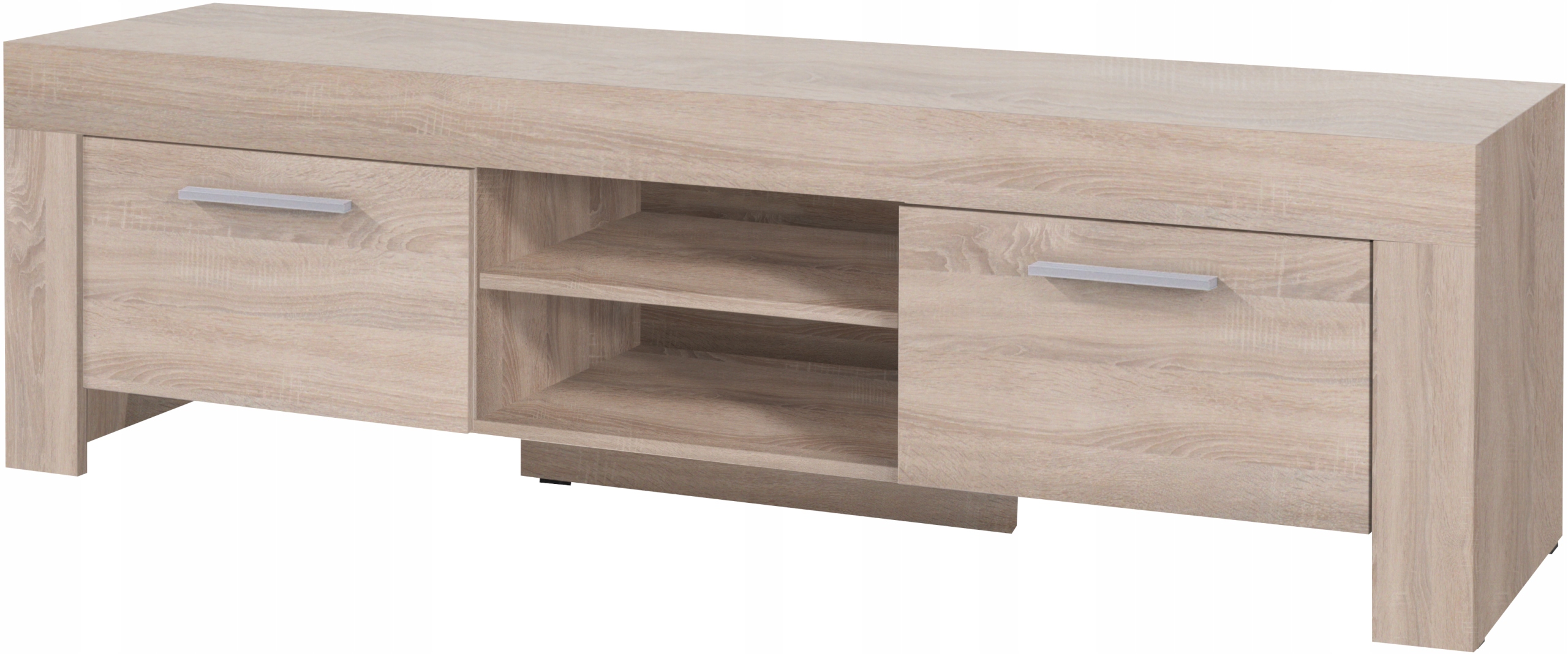 Szafka RTV CEZAR 14, RTV 170cm, Biała Marka KING-Meble