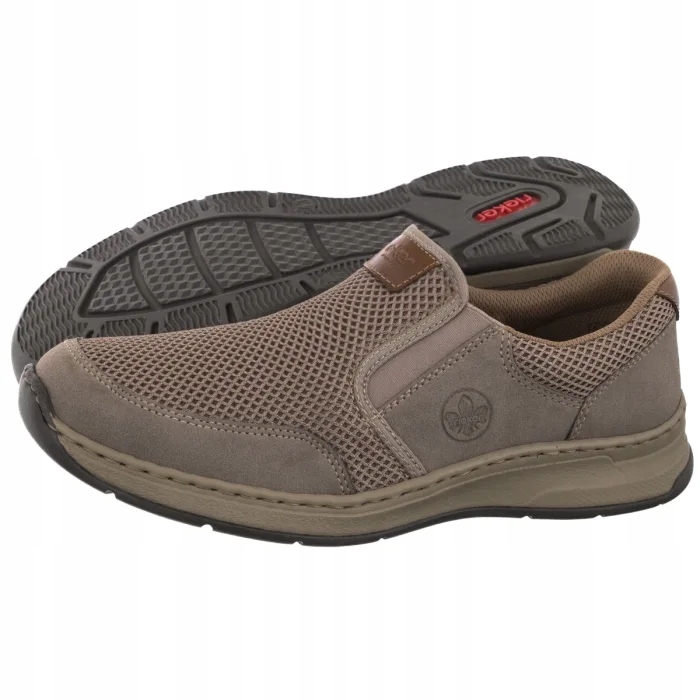 Pánské polobotky Rieker Béžová 14363-64 Béžová