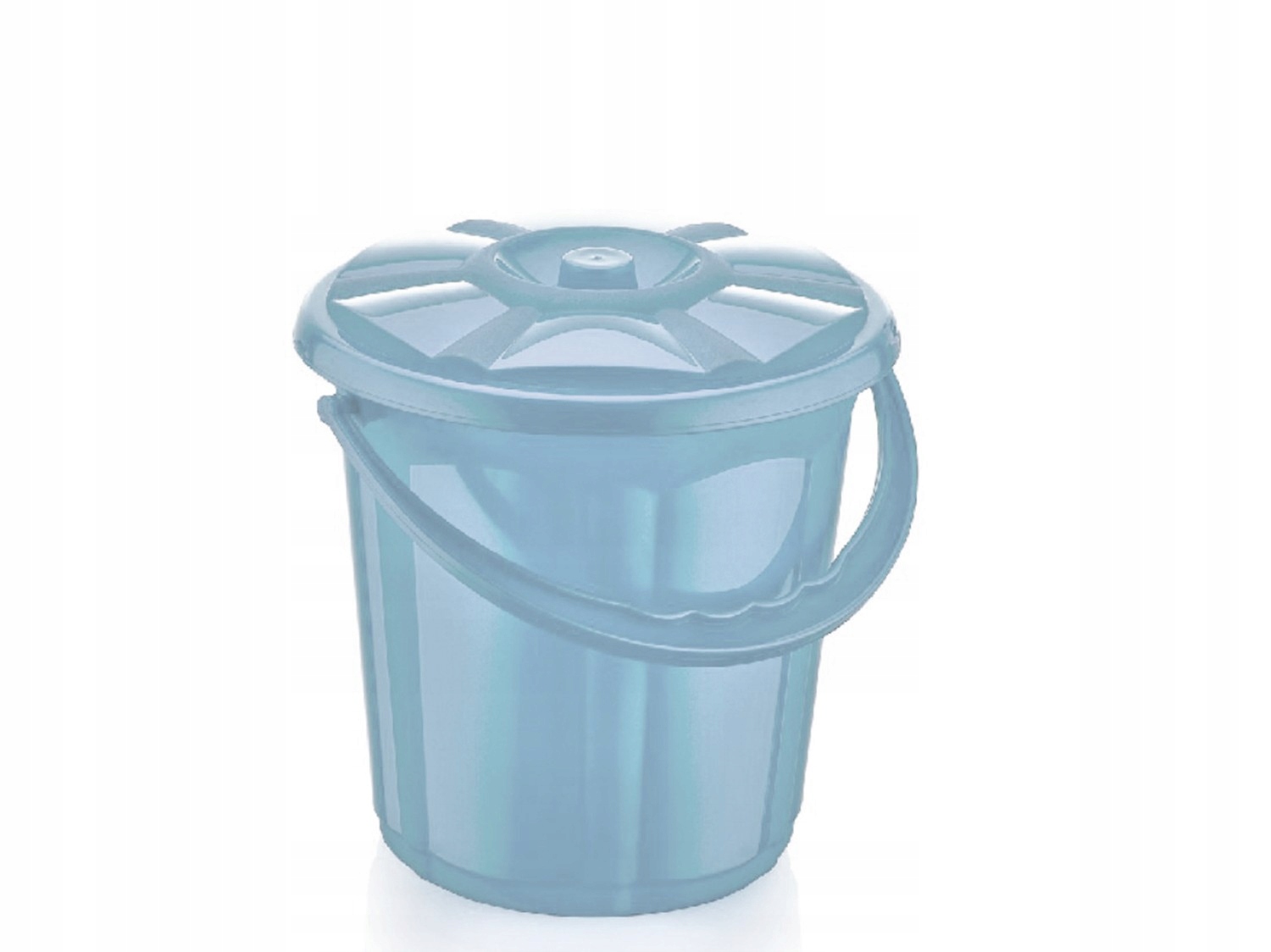 

Wiaderko z pokrywką uchwytem plastik wiadro 7L
