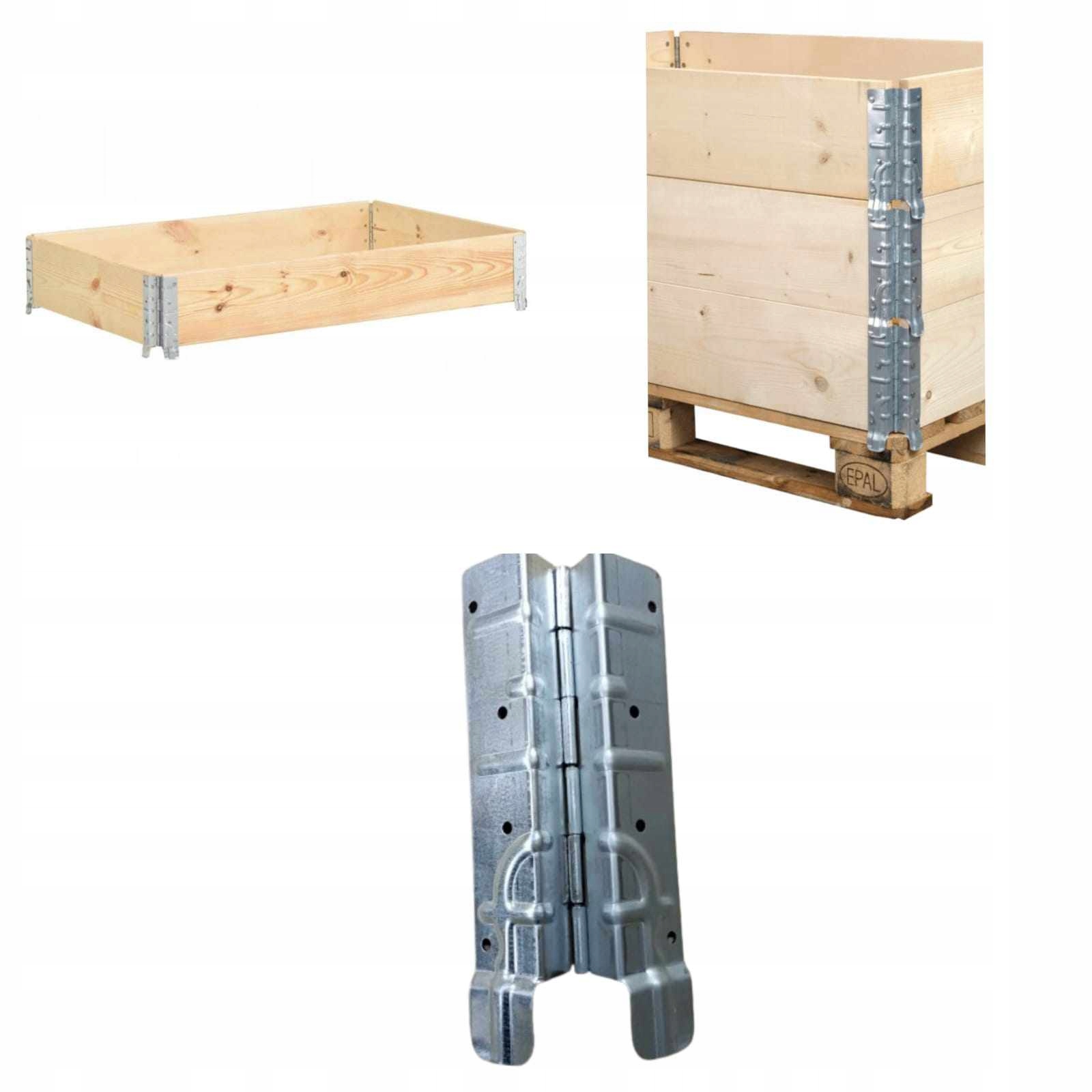 Zawias do nadstawki paletowej 1-szt. Ocynk HIT Marka inna