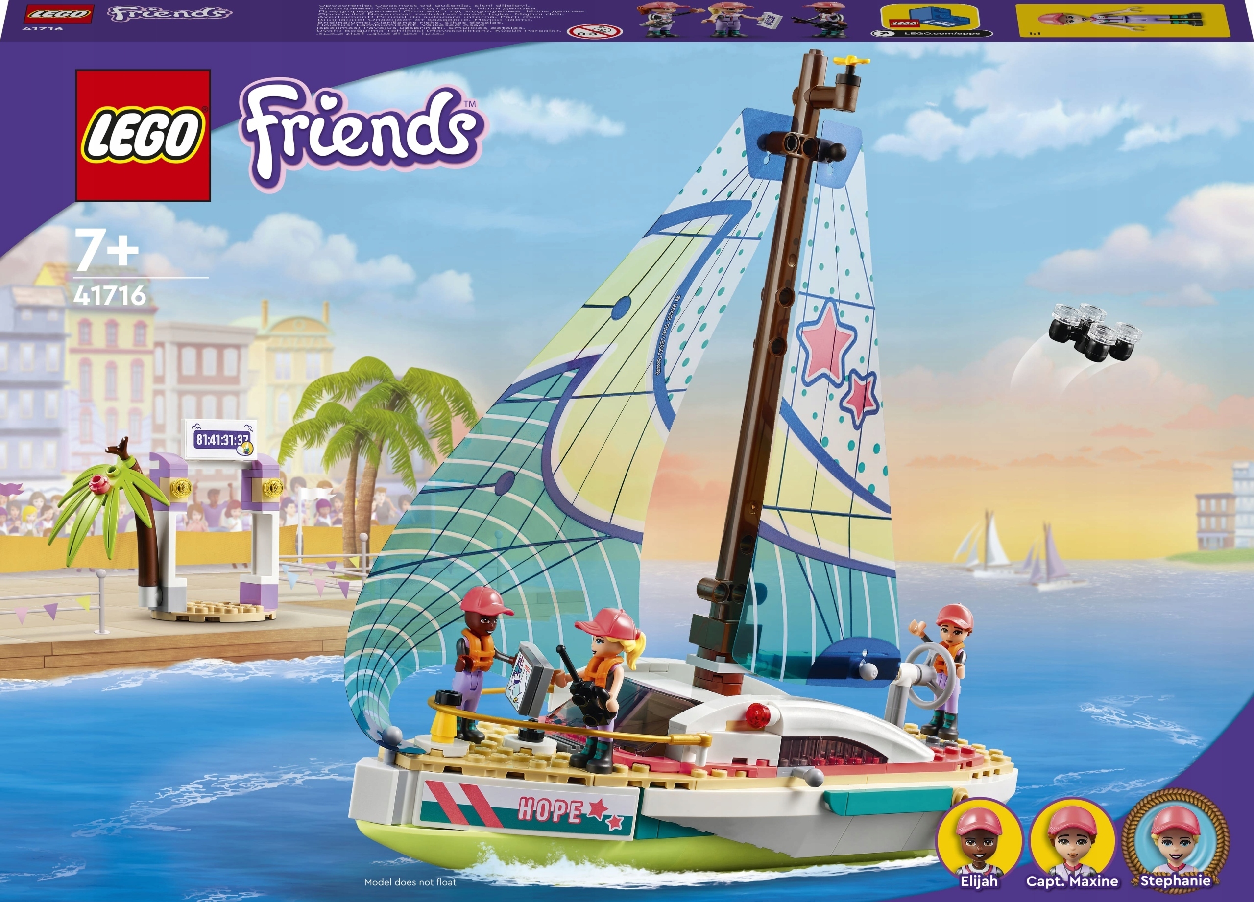 Lego Friends 41716 Stephanie a dobrodružství pod plachtou