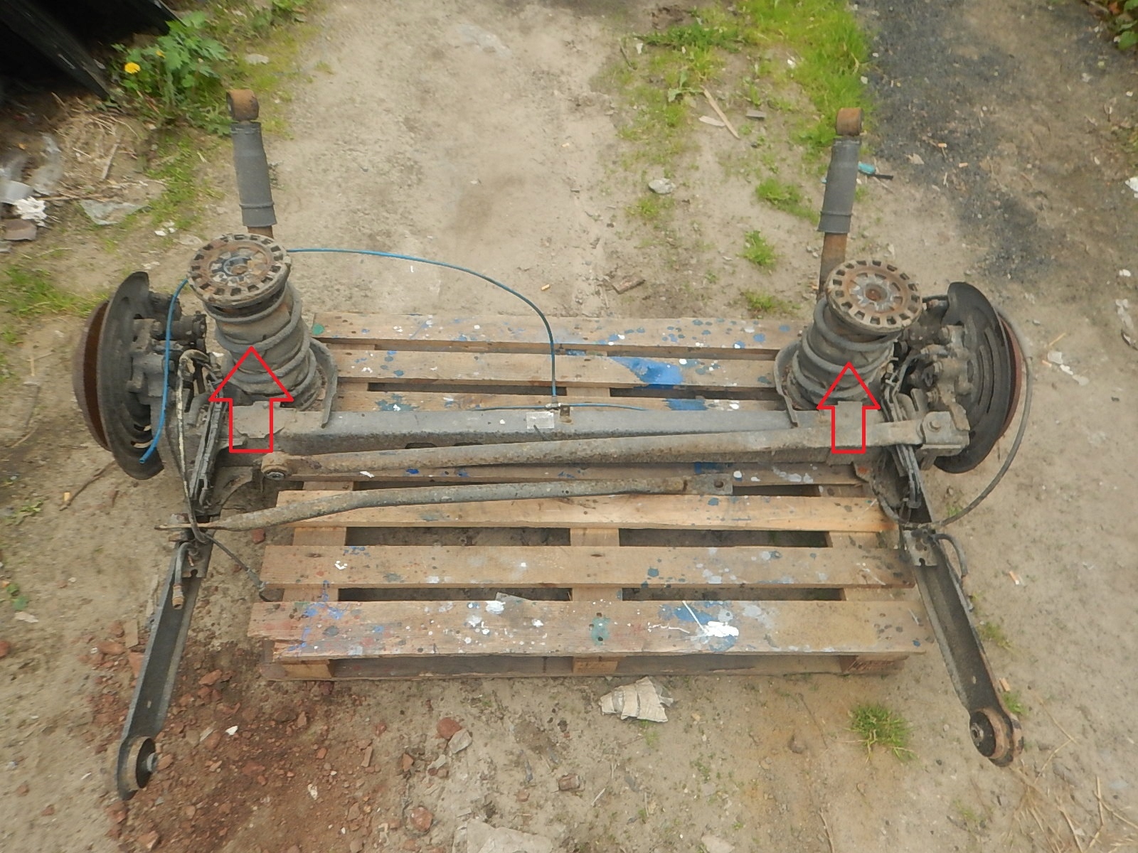 19811981RTRETE - OPEL VIVARO TRAFIC LONG II ЗАДНЯЯ ПОДВЕСКА