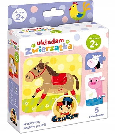 

CzuCzu Puzzle Układanka Układam zwierzątka 2+