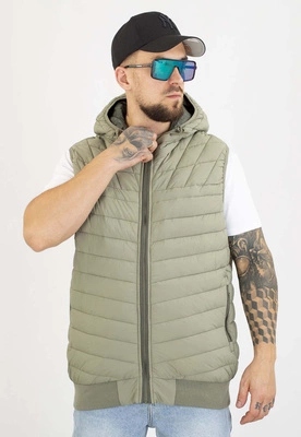 Vesta pro pitbulla Bunda Bez Rukávů S Kapucí Naylor Dusty Salvia