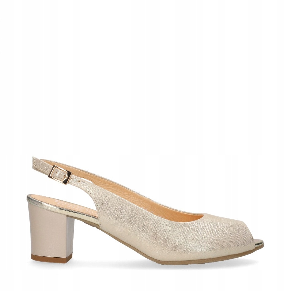 Dámské sandály Arka Bioeco 3562/1097/2094 zlato 40, zlato