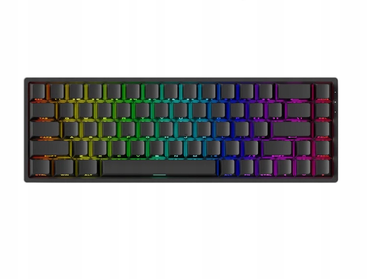 Klawiatura Magnetyczna MonsGeek Fun68 HE – Black Side Print Rapid Trigger