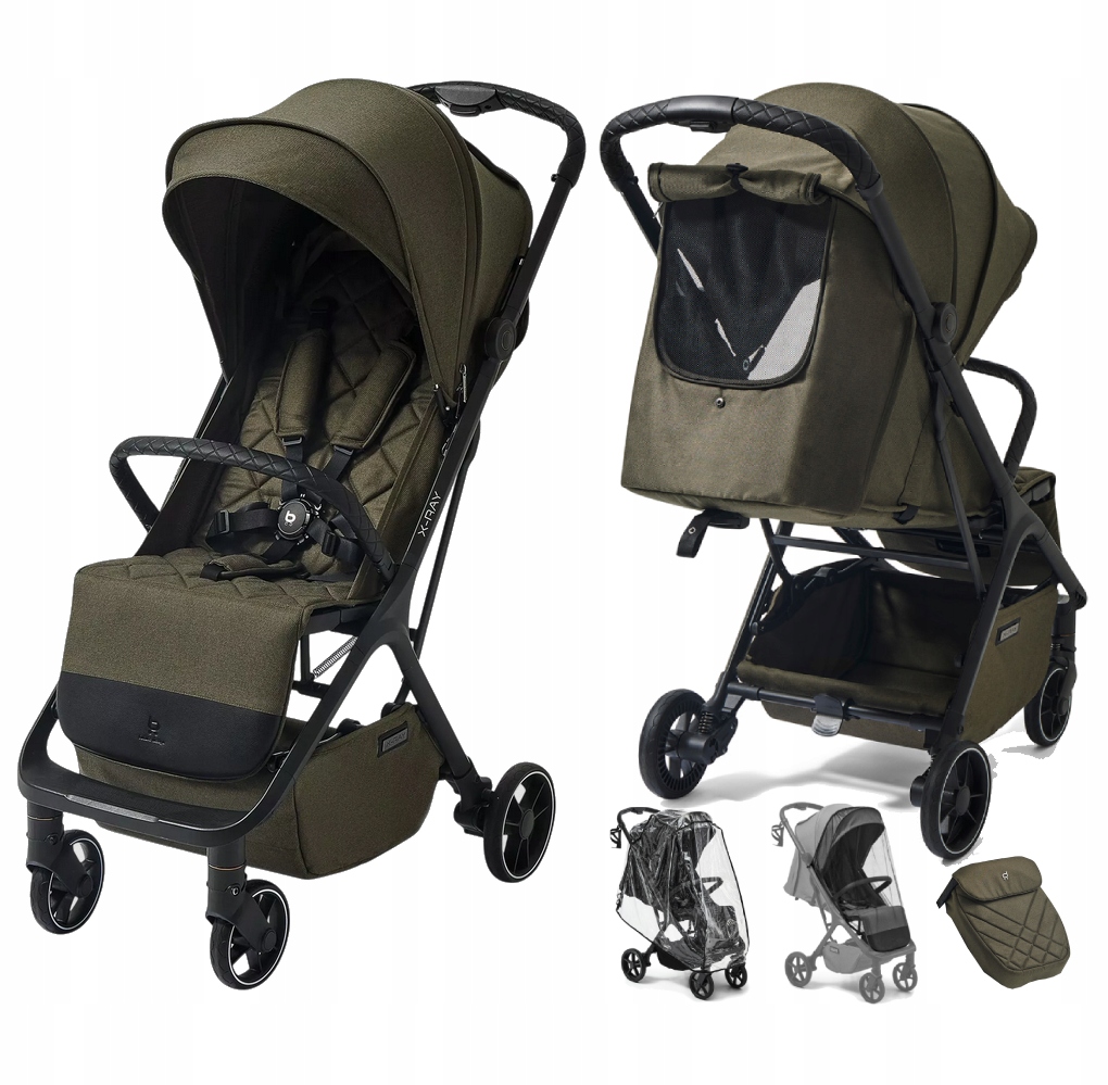 Future Design X-ray Wózek Spacerowy Dla Dziecka Do 22 Kg Koła Pu Akcesoria