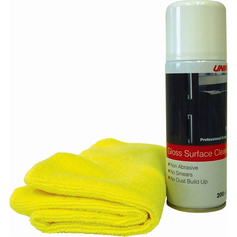 Płyn do pielęgnacji frontów wysoki połysk+ ścierka