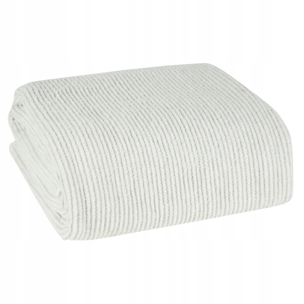 Koc o strukturze wafla 200X220 kremowy