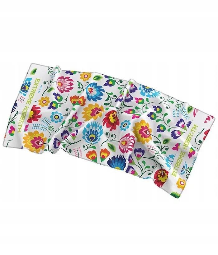 Cienki ręcznik Extreme Hobby Folk na siłownię szybkoschnący