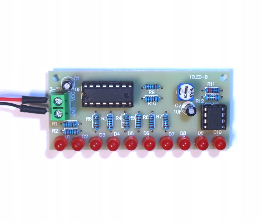 Модуль плавающие свет LED NE555 изучение пайки