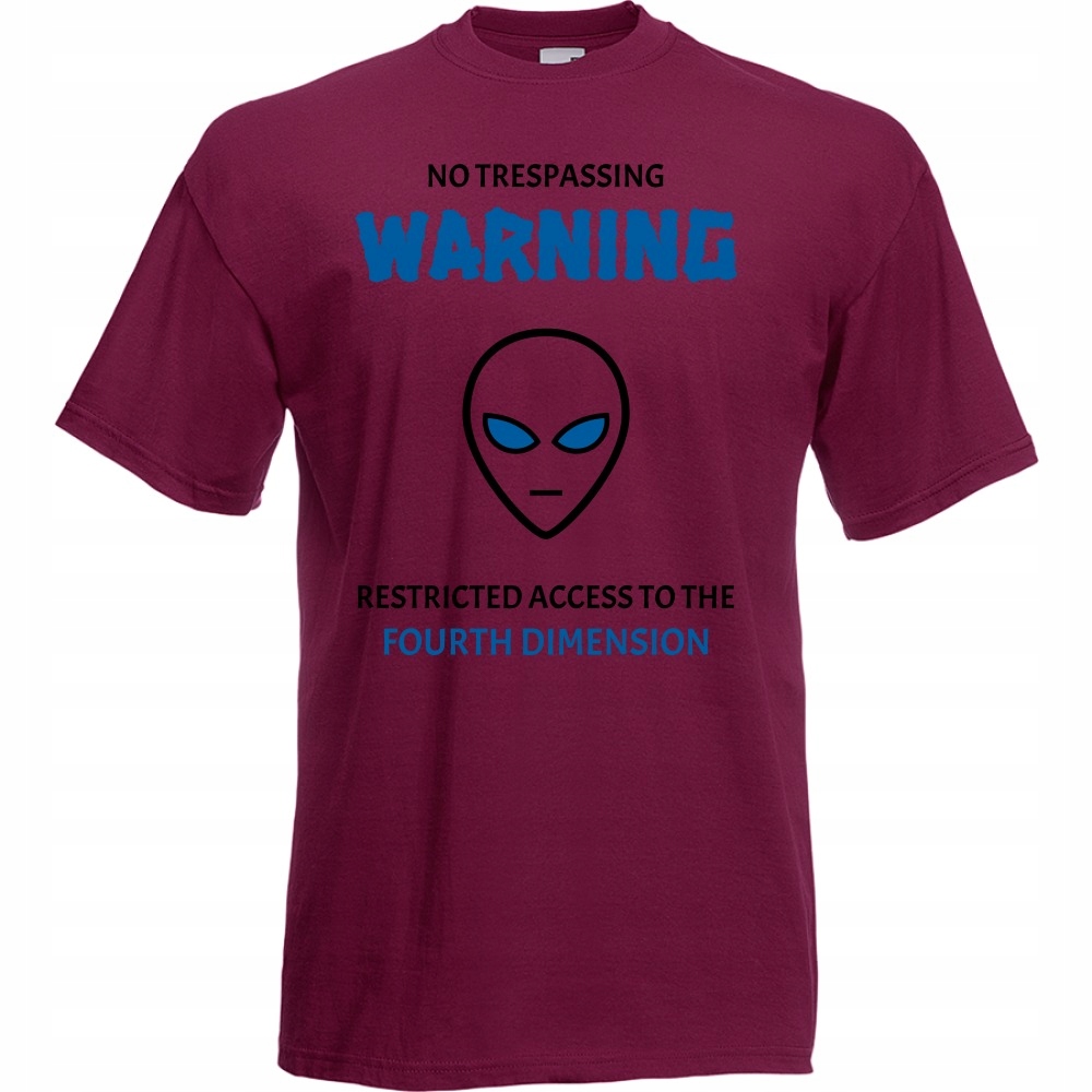 

Koszulka ufo kosmici L burgund