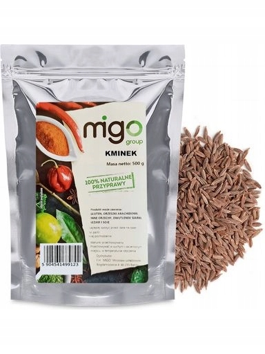 Levně 5 x MIGOgroup, Kmínové zrno, přírodní – 500 g – MIGOgroup