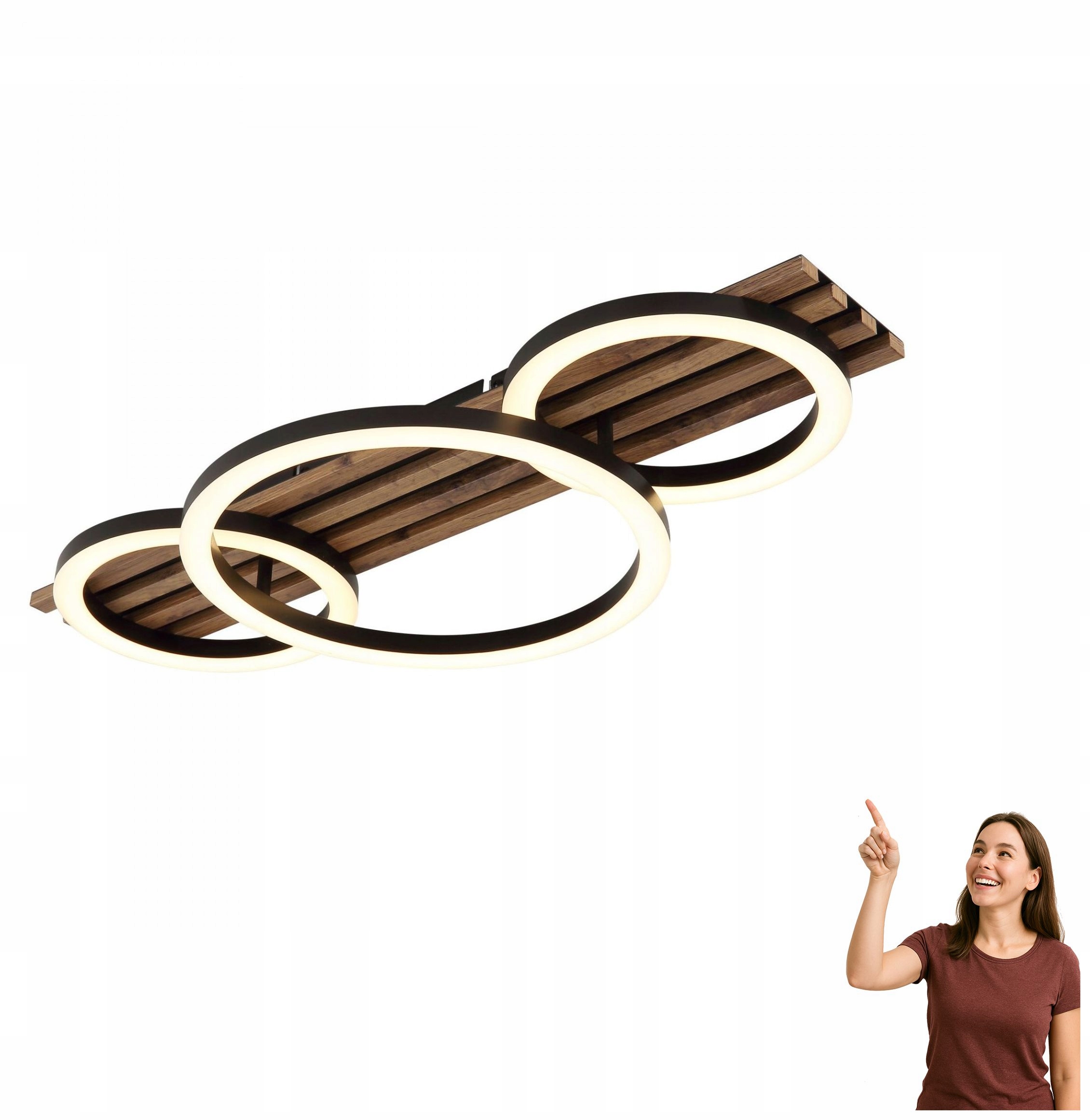 Led stropná lampa 24W Tisha 67353D3 Globo