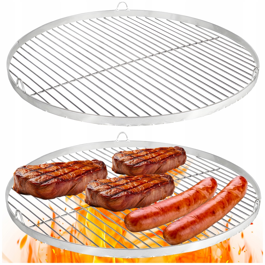 70 CM Grilovací Rošt Kulatý Závěsný, Trojnožka Silná