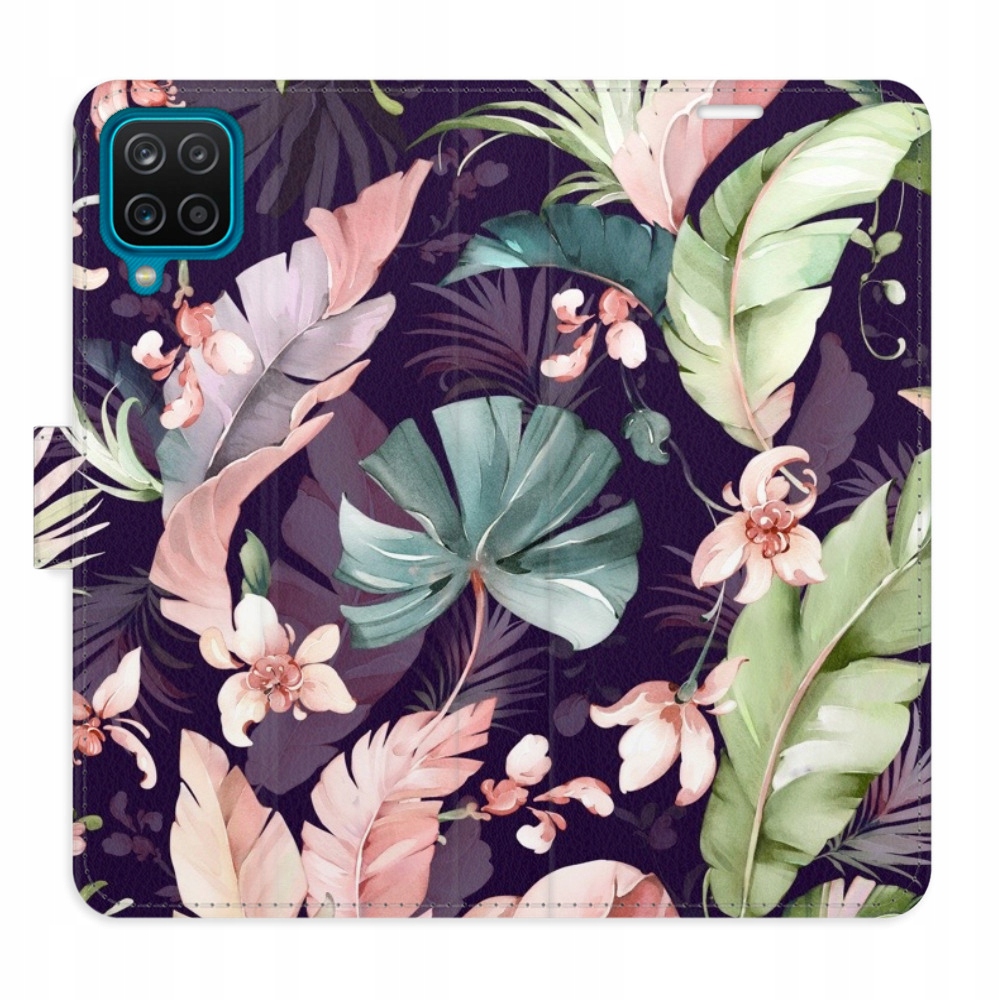 Etui z klapką iSaprio Flower Pattern 08 do Samsung Galaxy A12