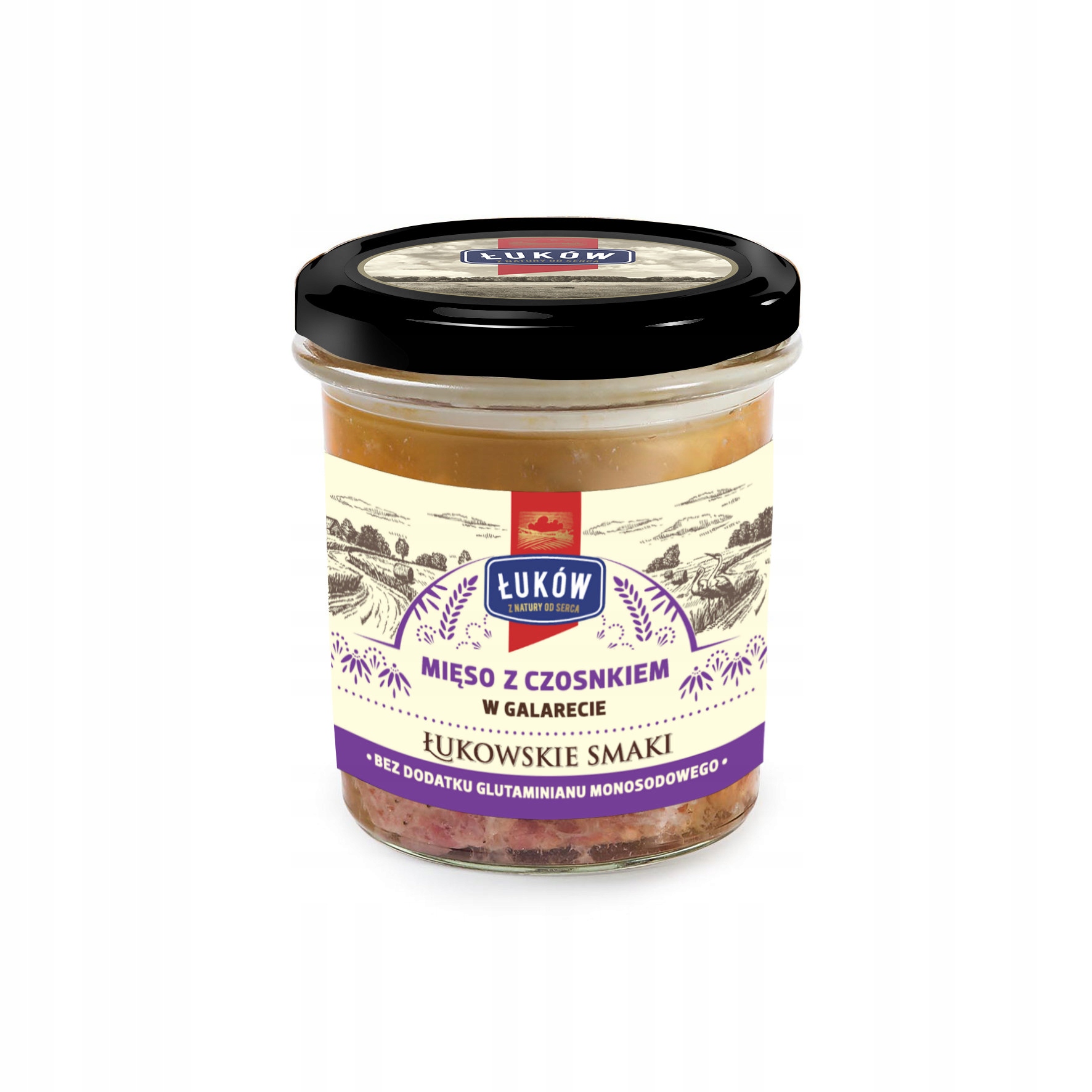 Maso S Česnekem V Želé 300 G x 6 Kusů Łuków