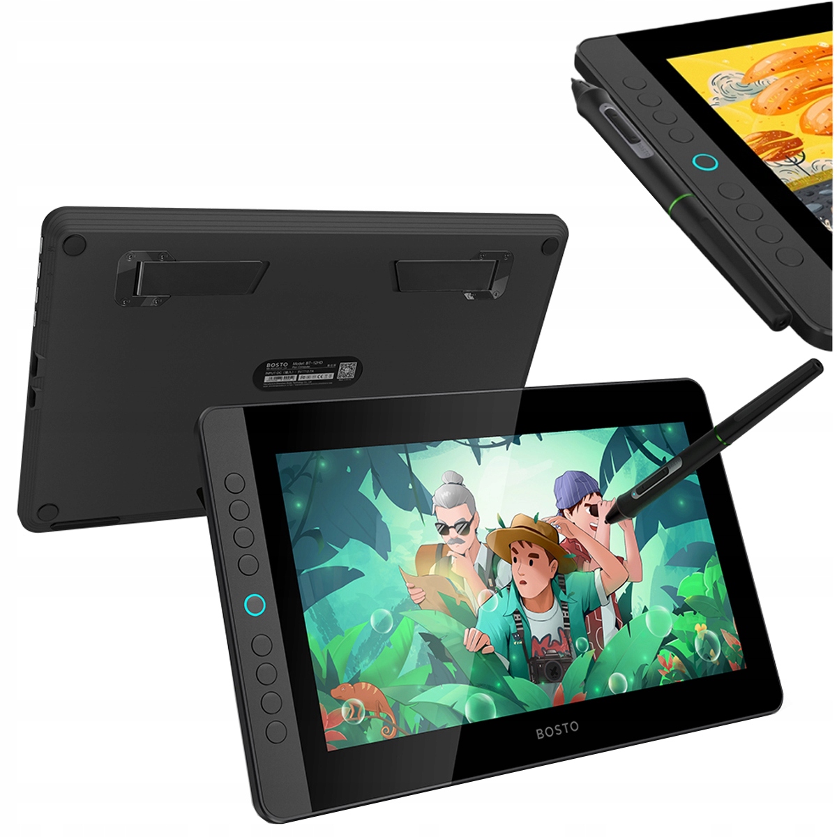 Grafický Tablet Bosto 12HDK 11,6" s tlačítky