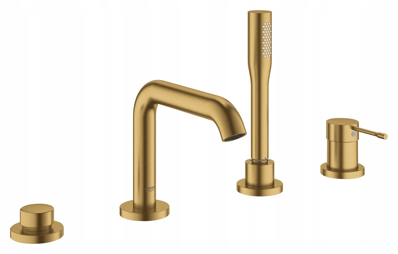 Grohe Essence 4-otvorová vanová baterie, kartáčované zlato 19578GN1