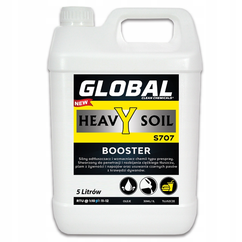 

Global-Clean Heavy Soil S707 prespray booster 5Ltr