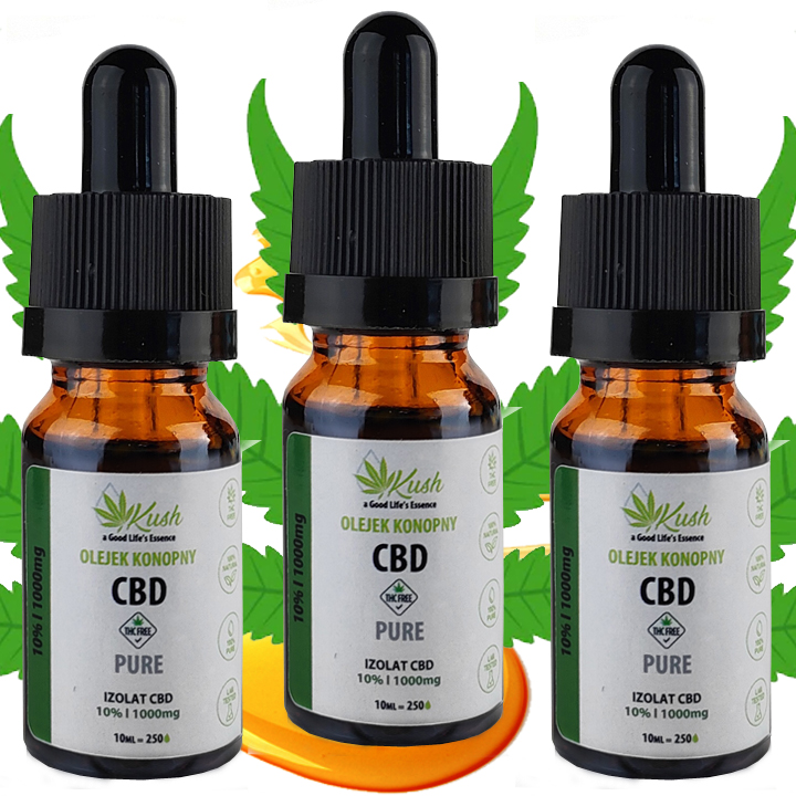 

Olejek Konopny Kush Cbd Pure 10% 3000 mg 3x 10ml