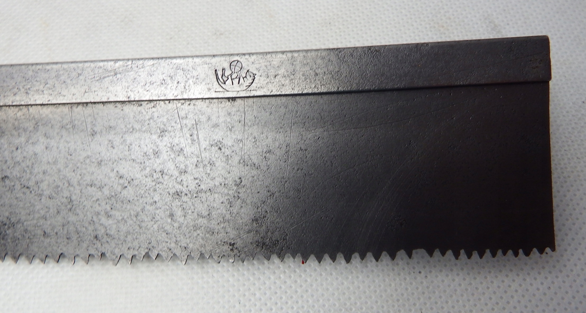 SYGNOWANA STARA PIŁA GRZBIETNICA