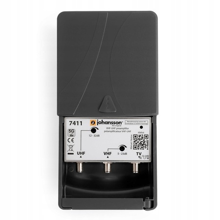Stožárový zesilovač Johansson 7411 Lte Uhf+vhf