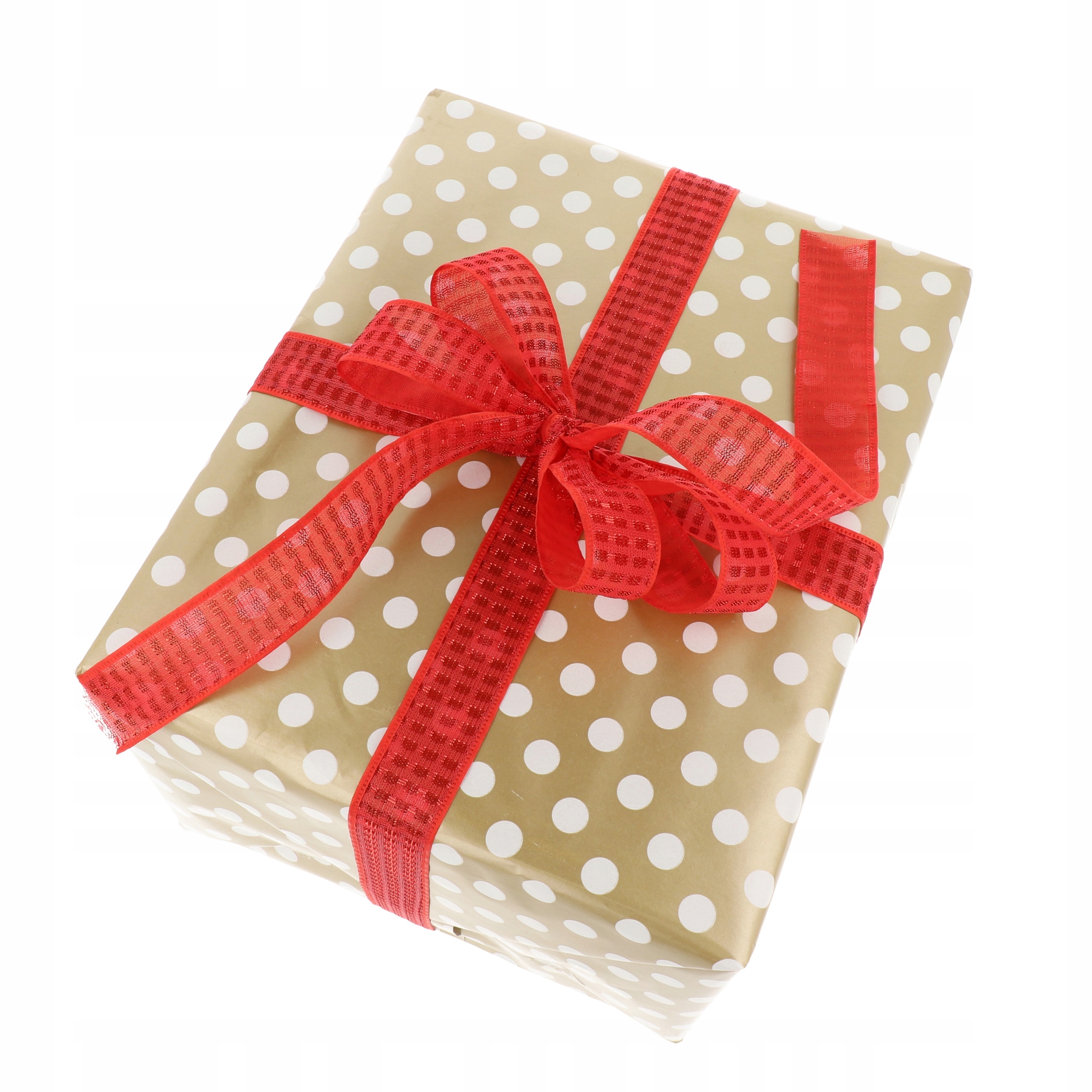 WSTĄŻKA TASIEMKA OZDOBNA ŚWIĄTECZNA PREZENTOWA BŁYSZCZĄCA 2,7 m KOL Ś2 Marka bez marki