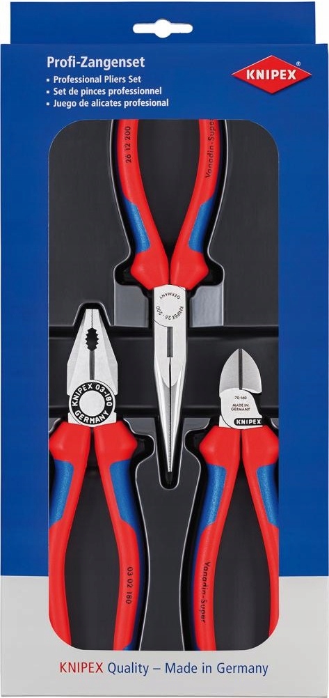 Kleště 3 kusy Knipex montážní Knipex 00 20 11