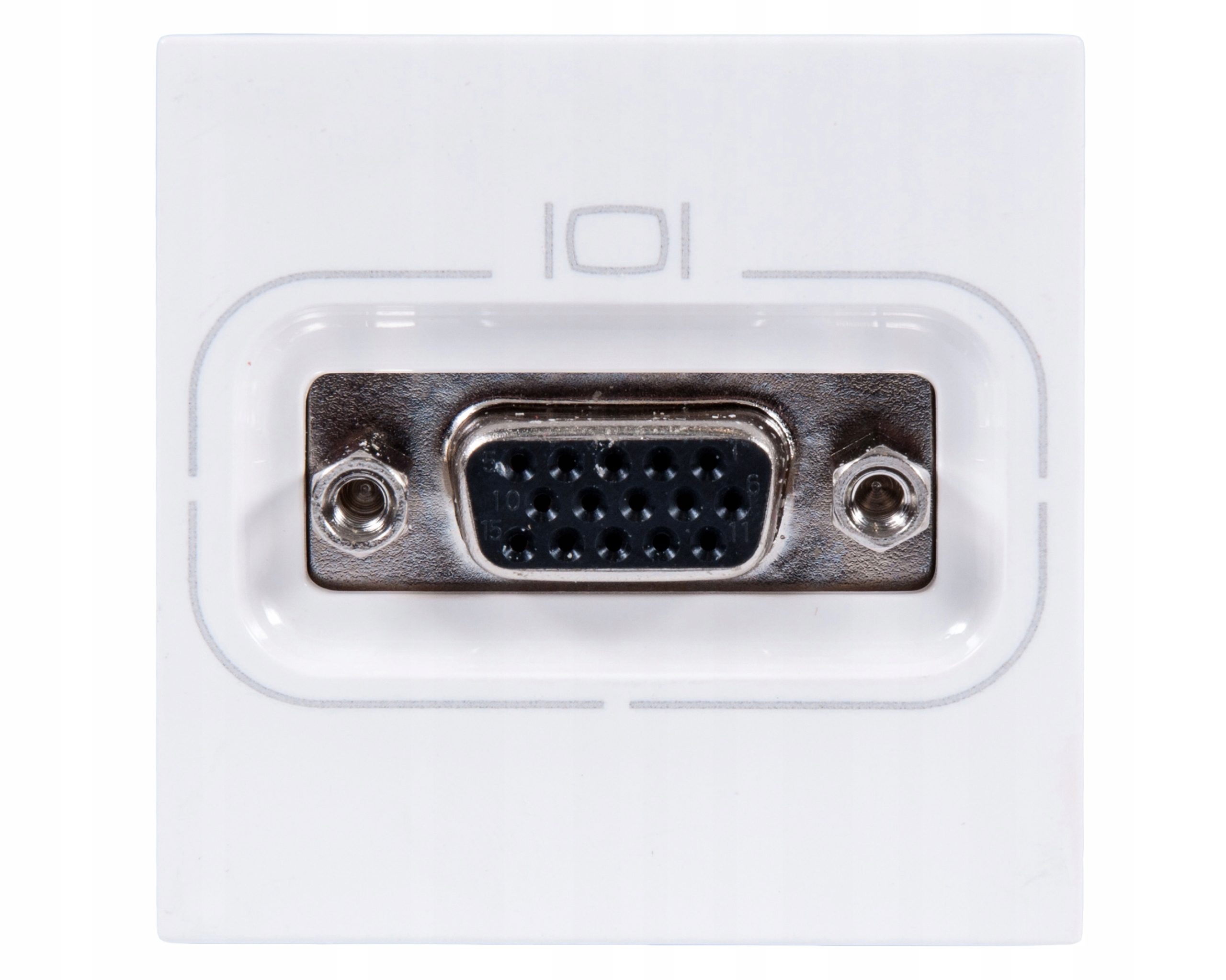 Zásuvka Legrand Mosaic 078757 Vga HD15 2M bílá