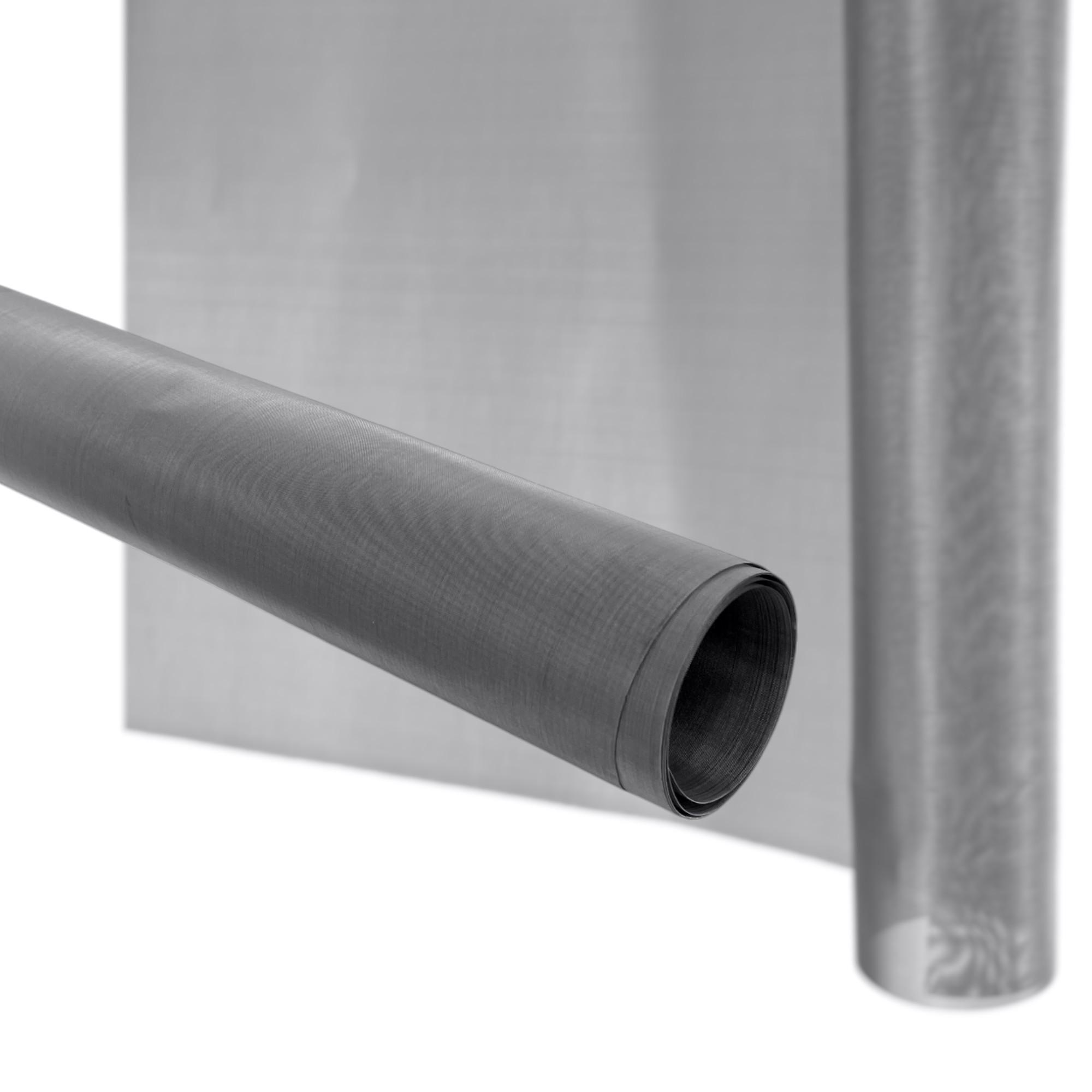 Siatka tkana nierdzewana drut 0,10mm oczko 0,15 x 0,15mm 25m²