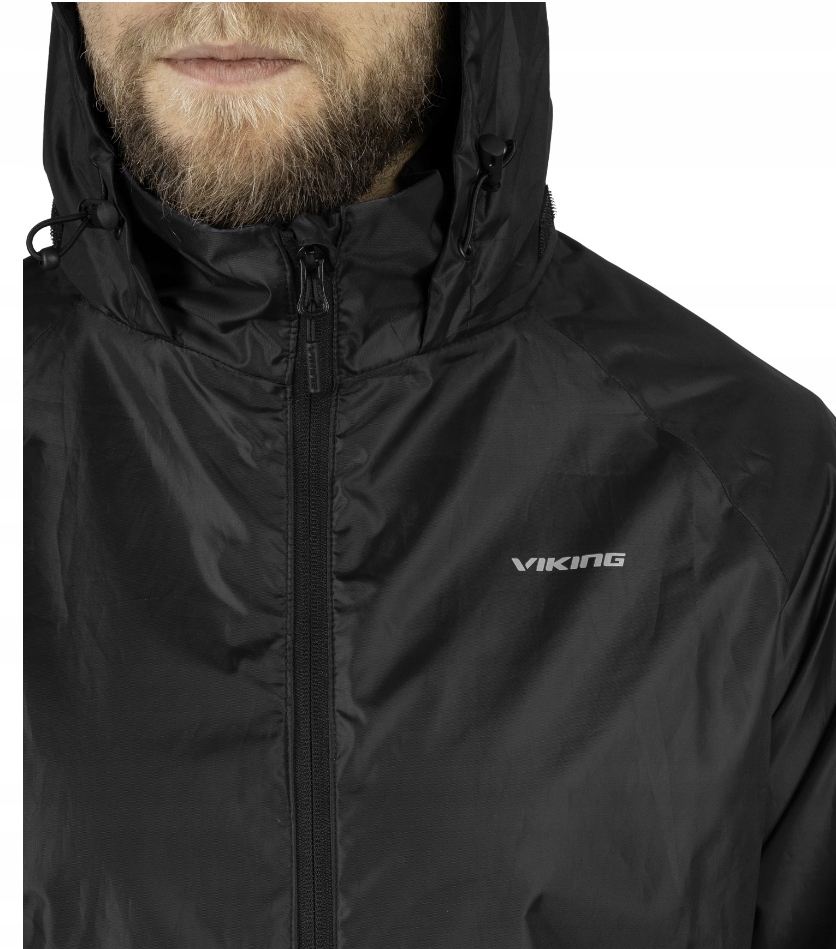 VIKING RAINIER KURTKA PRZECIWDESZCZOWA 10000 XXL Kaptur z kapturem