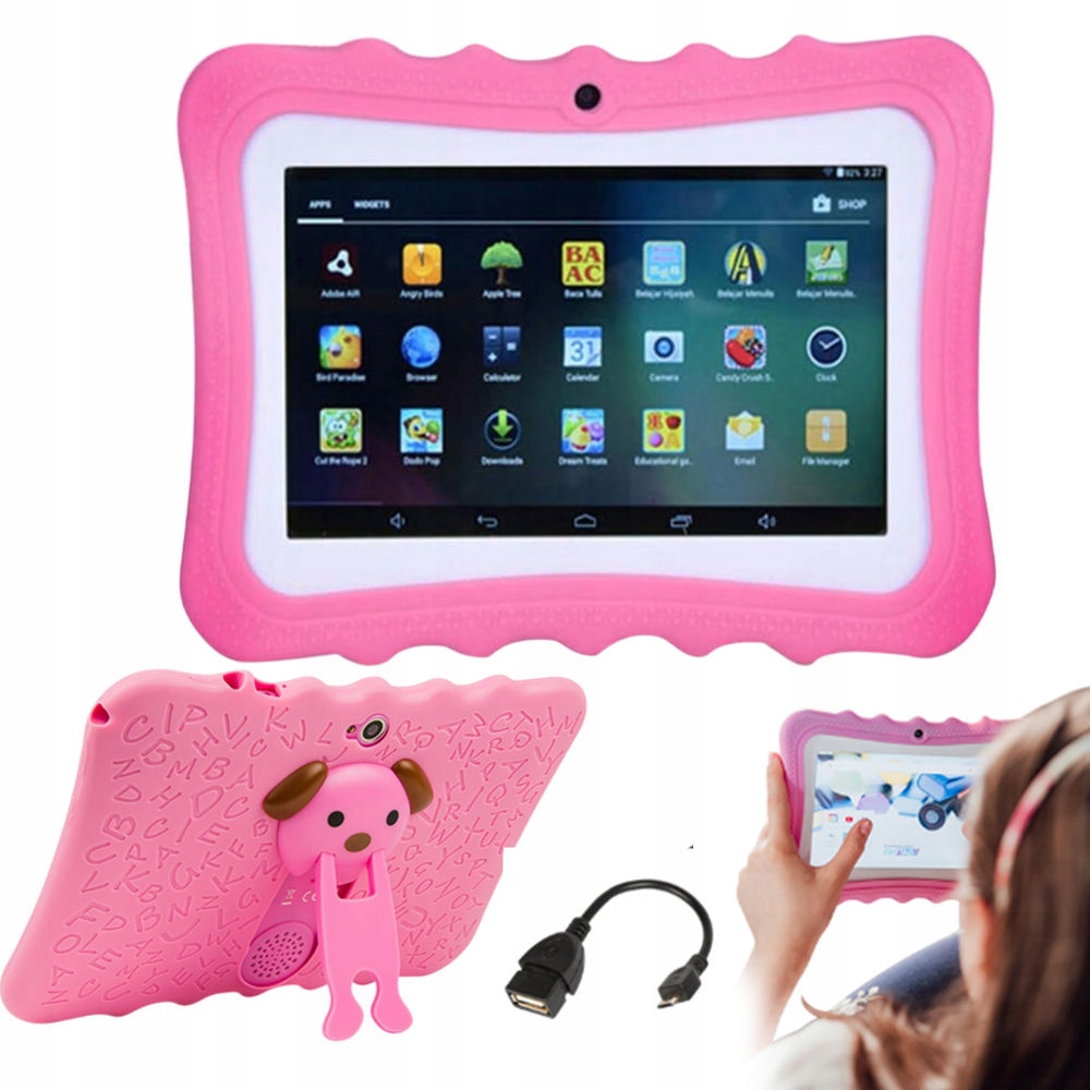 Tablet Pro Děti 7" 2/32GB WiFi Bulutooth Pouzdro Vzdělávací Sada Dárek