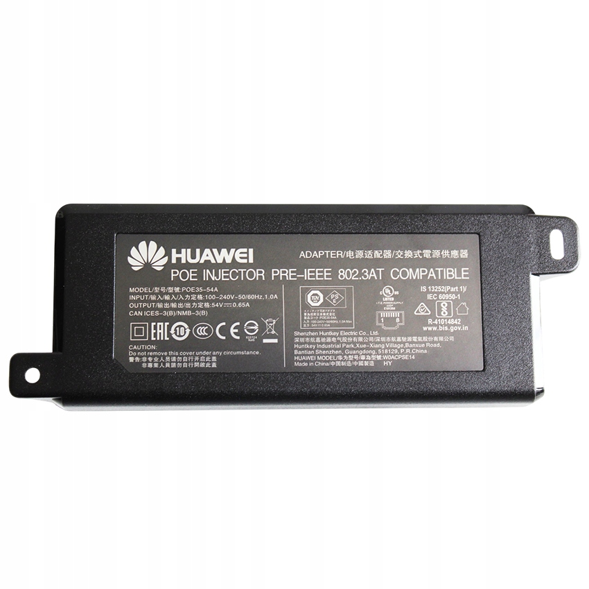 Zasilacz DC PoE injector 54V 0.65A PoE Huawei