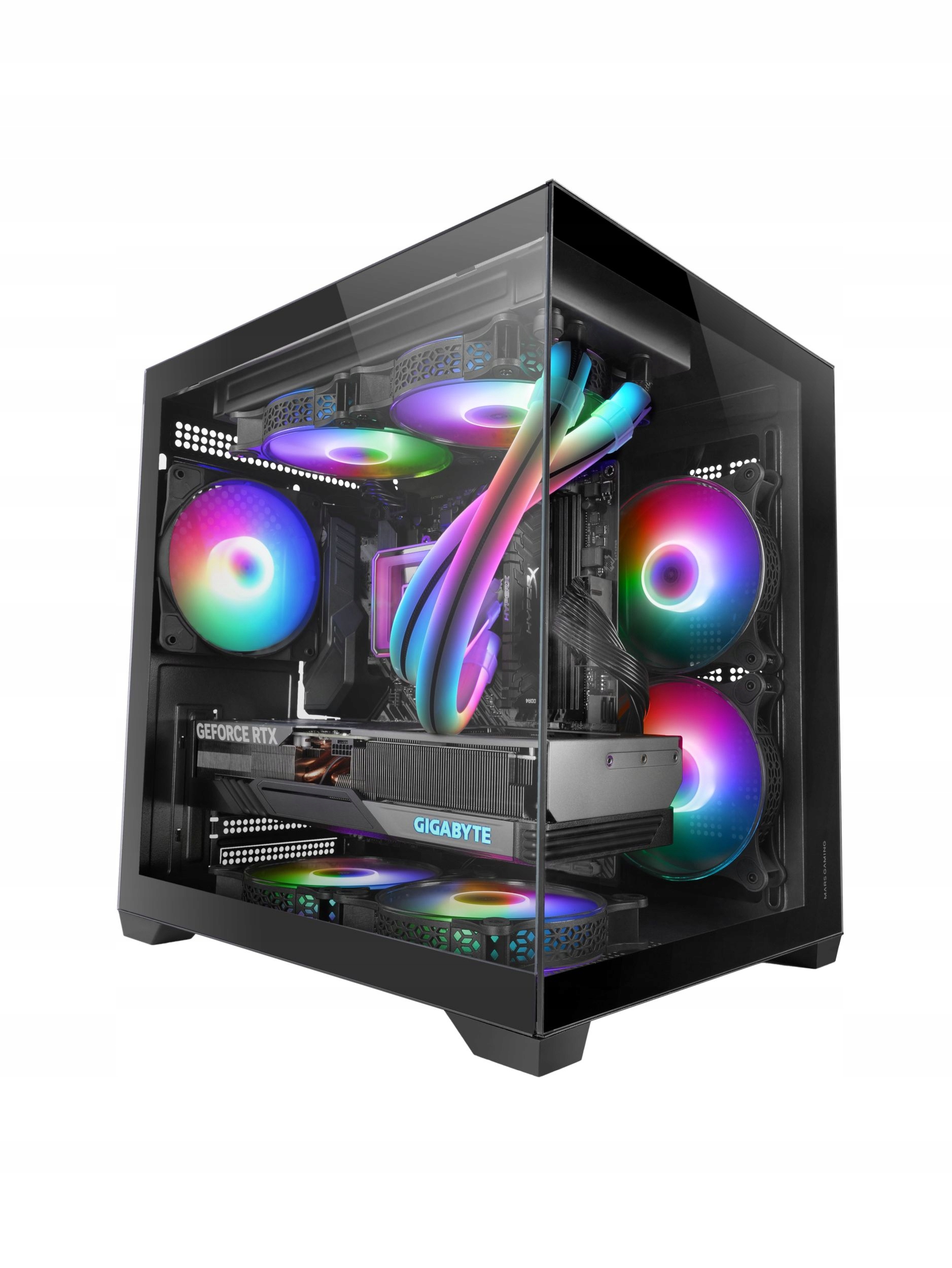 Obudowa Tacens Mars MC-VIEW2 Mini Tower czarny