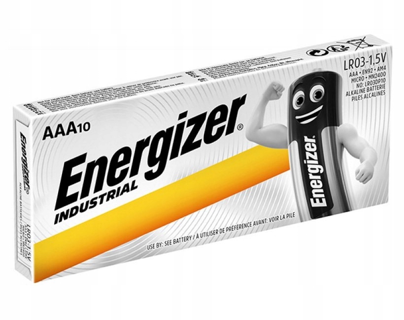

10x Bateria małe paluszki Aaa Energizer Industrial
