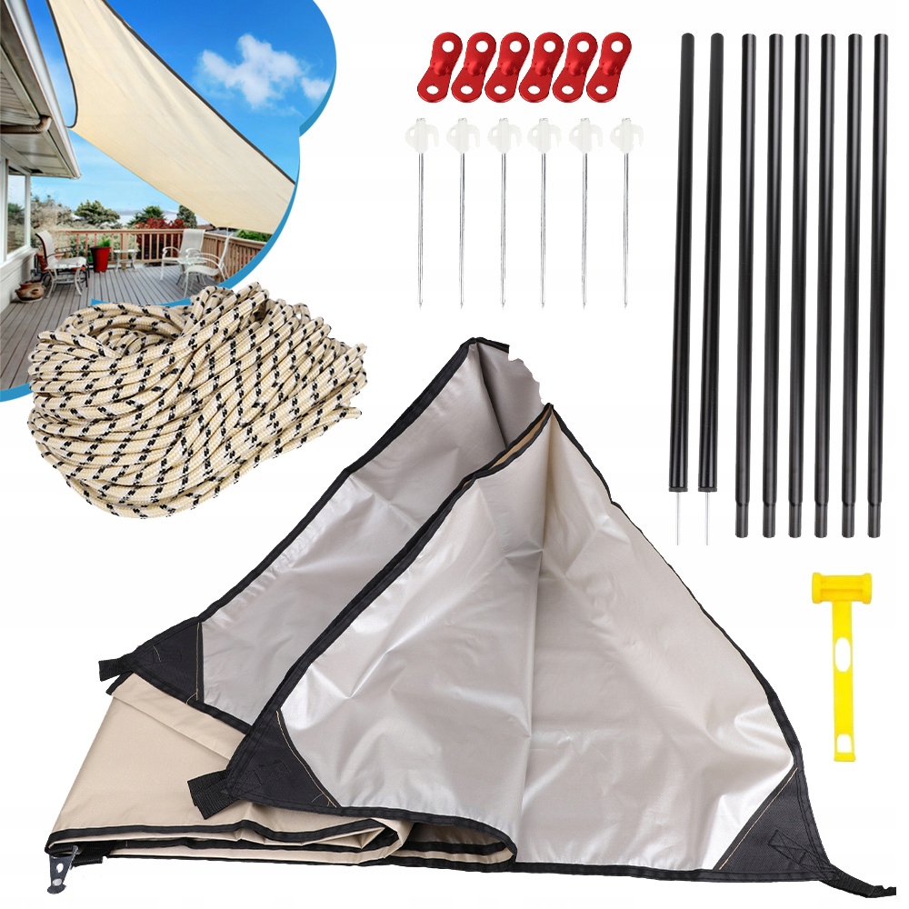 3 X 3 M Voděodolná Sluneční Markýza Odolná Vůči Uv Záření