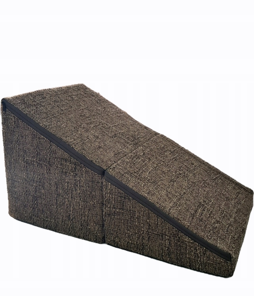 Schody podest dla psa kota 2w1 Pufa rampa Materiał Brąz Produkt Polski