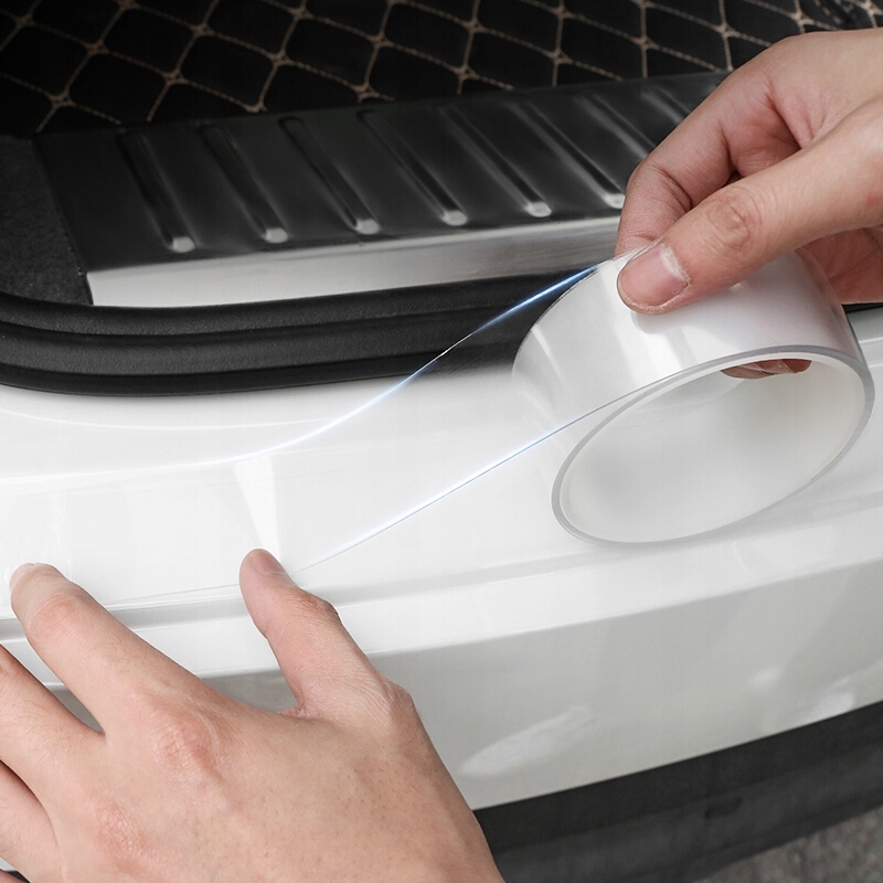 TAŚMA FOLIA BEZBARWNA 5cm 5m PRZEZROCZYSTA ZABEZPIECZAJĄCA OCHRONNA PROGI Producent New Vision