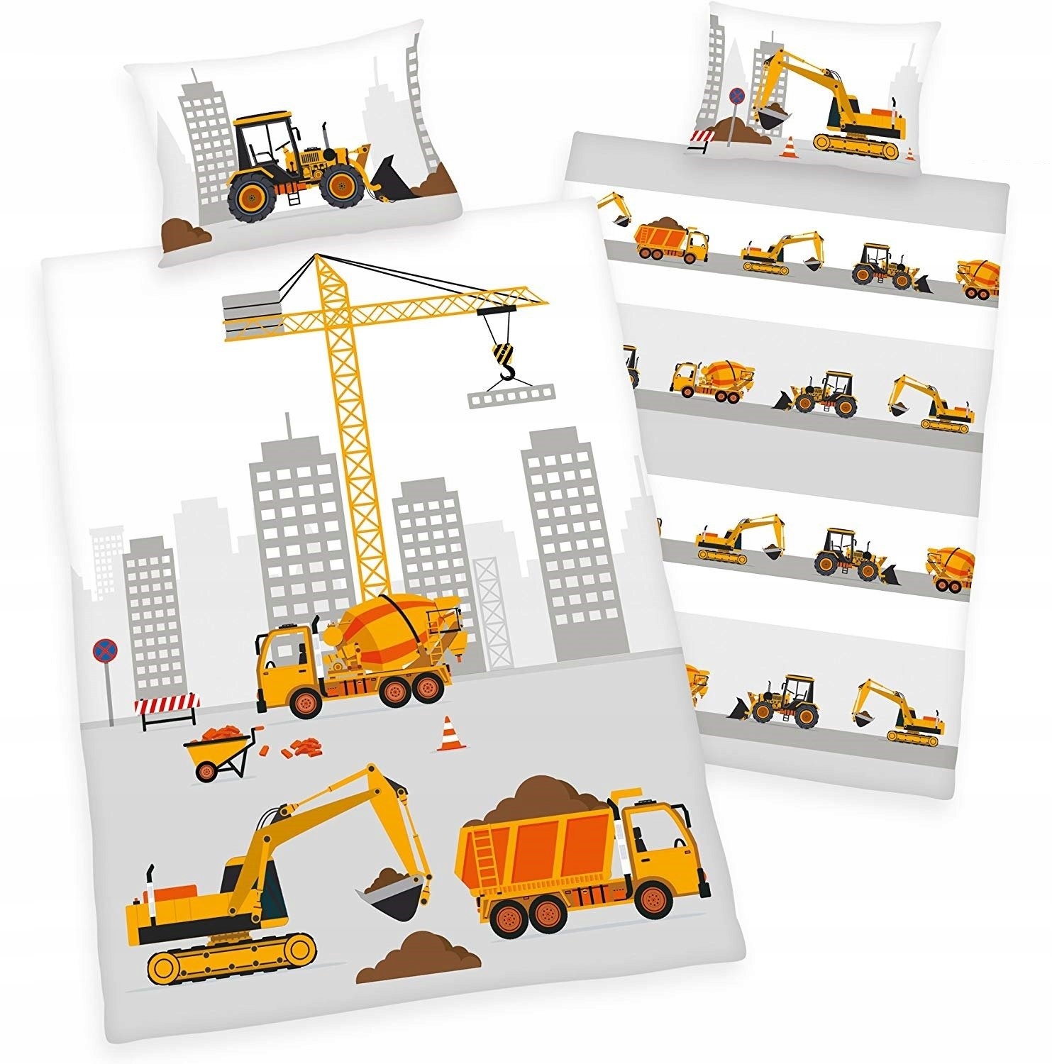 

Koparki Traktor Koparka Pościel 135x100 Flanela