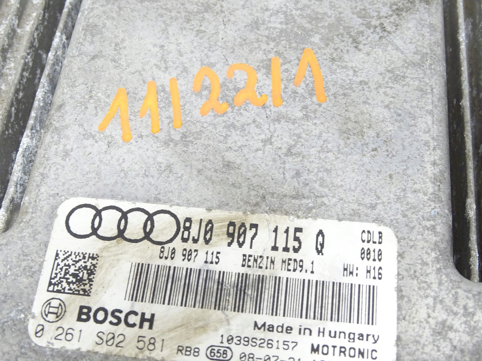 computer Centralina Motore AUDI TT 8J 8J0907115Q