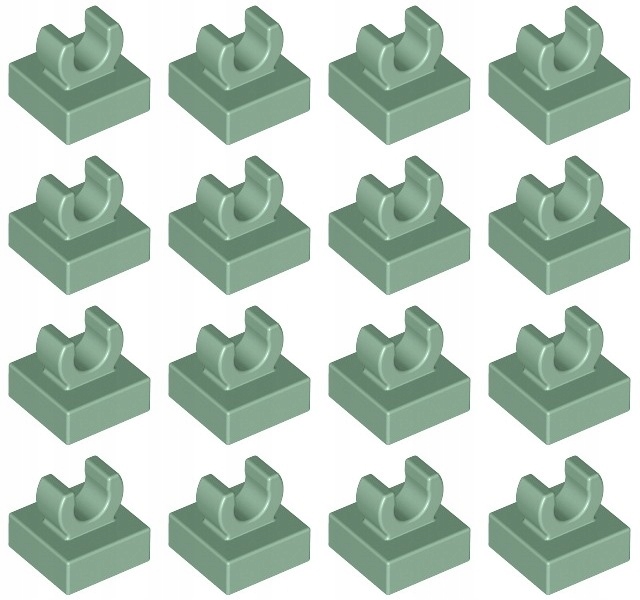 

Lego 15712 Tile Uchwyt 1x1 sand green (3g) 16 szt.