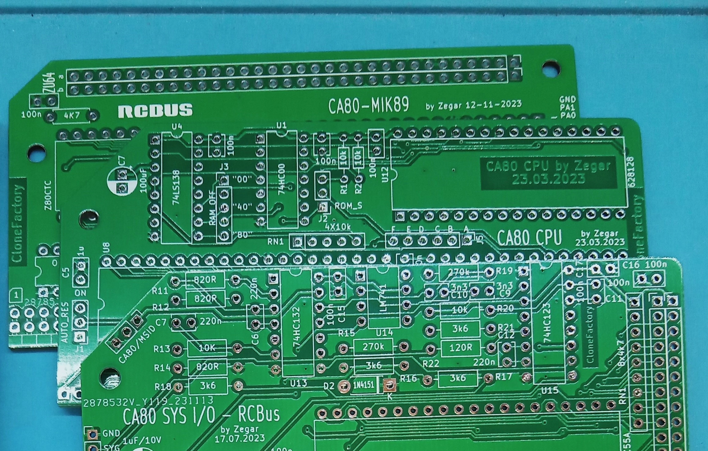 Zestaw PCB do budowy komputera Z80. Klon CA80. - Sklep, Opinie, Cena w ...