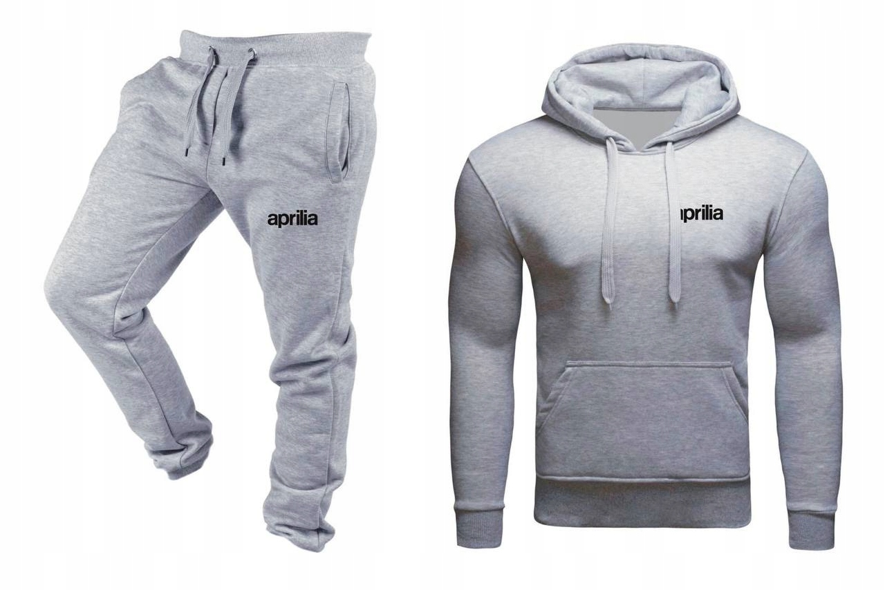 Tepláková Souprava Teplákovka Aprilia Mikina A Kalhoty Šedá XL