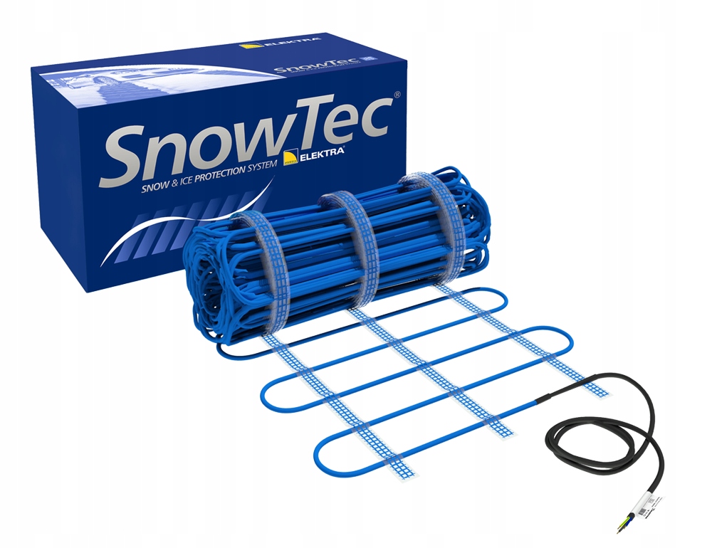 Vykurovacia rohož Elektra SnowTec 300/15 400V je jednostranne napájaná