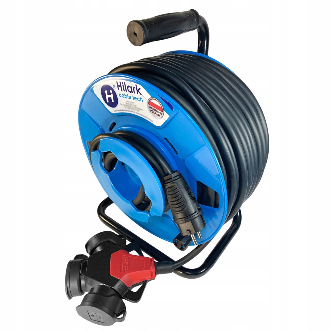 Predlžovací Kábel gumový OnPD H07RN-F 25 m 3x2,5 trojitý bubon obrátený