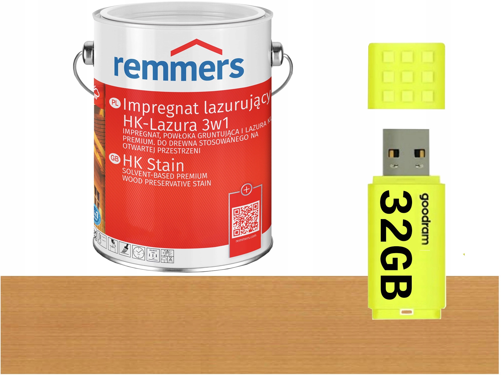 

Remmers HK-Lasur impregnat do drewna 10L Dąb Jasny