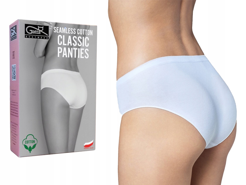 

Figi, majtki Gatta Classic Panties bawełna biały S