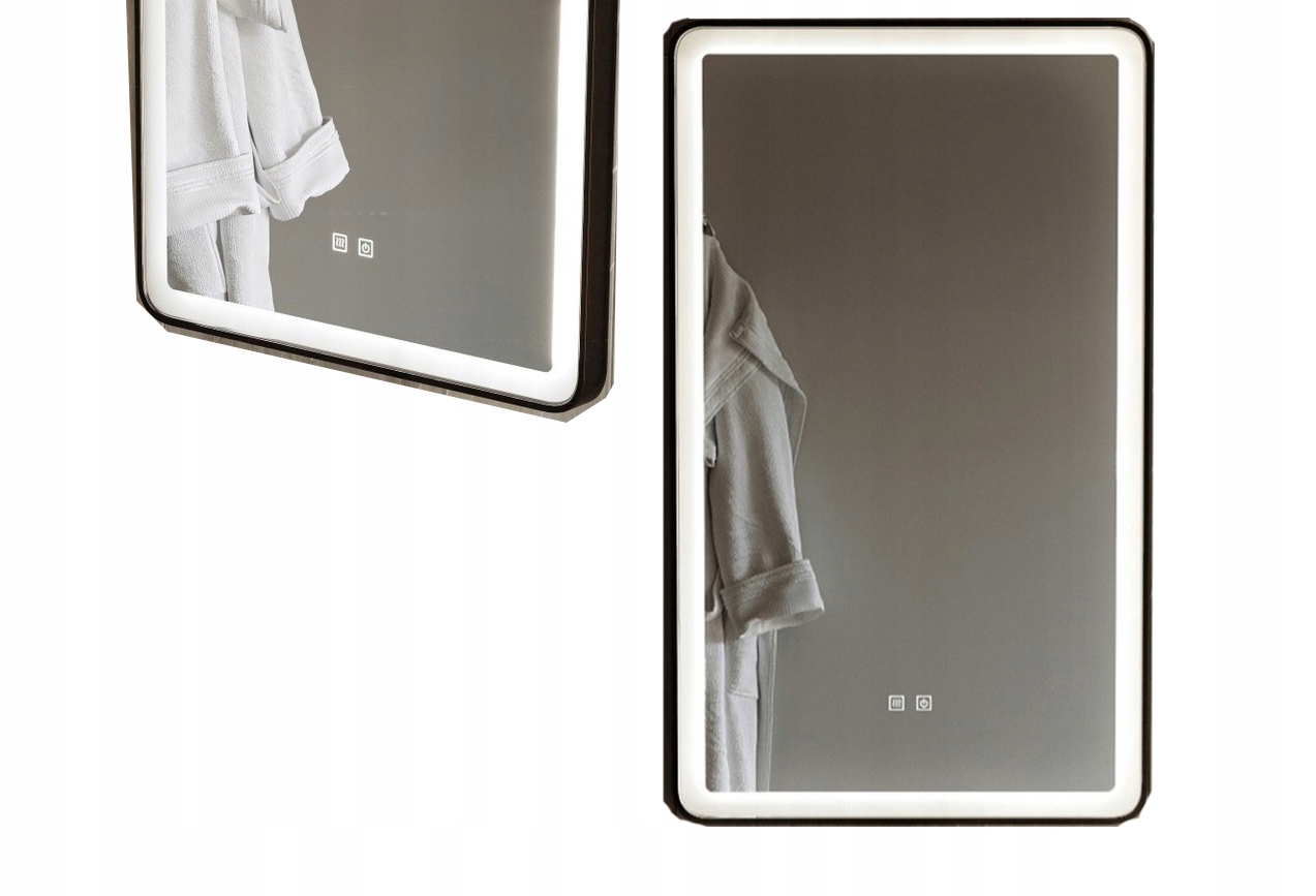 Obdĺžnikové, energeticky úsporné Led podsvietené zrkadlo Mensa 60x100